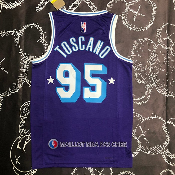 Maillot Los Angeles Lakers Juan Toscano-Anderson NO 95 Ville 2021-22 Volet